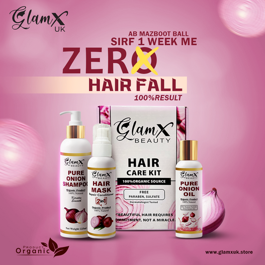 Onion Hair care kit | 3 Products | Glam X Beauty